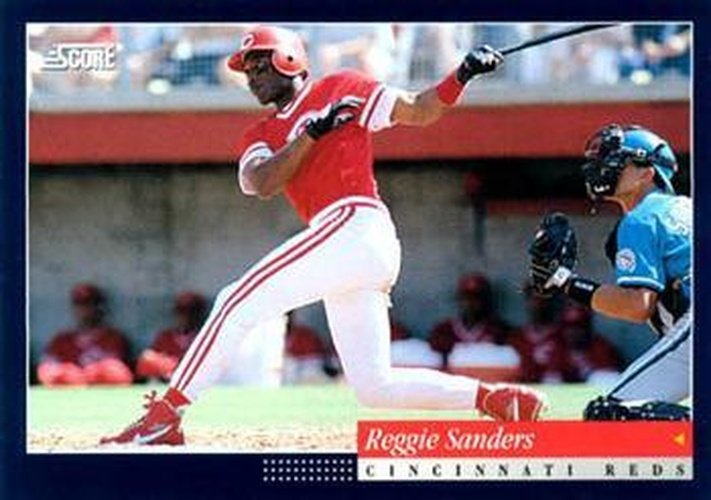 #394 Reggie Sanders - Cincinnati Reds -1994 Score Baseball