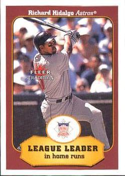 #394 Richard Hidalgo - Houston Astros - 2001 Fleer Tradition Baseball