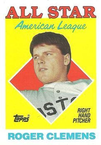 #394 Rogeremens - Boston Red Sox - 1988 Topps Baseball