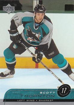 #394 Scott Thornton - San Jose Sharks - 2002-03 Upper Deck Hockey