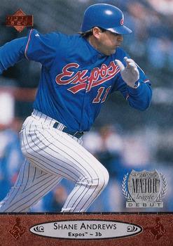 #394 Shane Andrews - Montreal Expos - 1996 Upper Deck Baseball