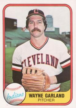 #394 Wayne Garland - Cleveland Indians - 1981 Fleer Baseball
