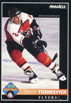#394 Dimitri Yushkevich - Philadelphia Flyers - 1992-93 Pinnacle Canadian Hockey