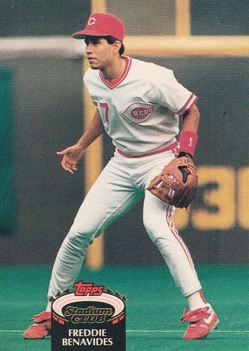 #394 Freddie Benavides - Cincinnati Reds - 1992 Stadium Club Baseball