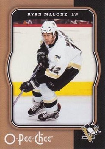 #394 Ryan Malone - Pittsburgh Penguins - 2007-08 O-Pee-Chee Hockey