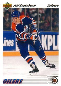 #394 Jeff Beukeboom - Edmonton Oilers - 1991-92 Upper Deck Hockey