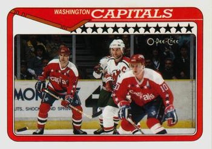 #394 Washington Capitals - Washington Capitals - 1990-91 O-Pee-Chee Hockey