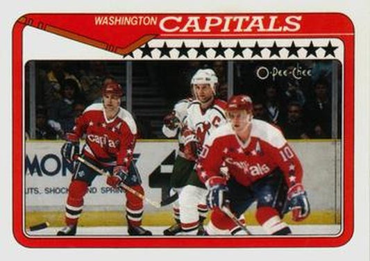 #394 Washington Capitals - Washington Capitals - 1990-91 O-Pee-Chee Hockey