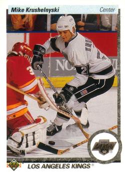#394 Mike Krushelnyski - Los Angeles Kings - 1990-91 Upper Deck Hockey