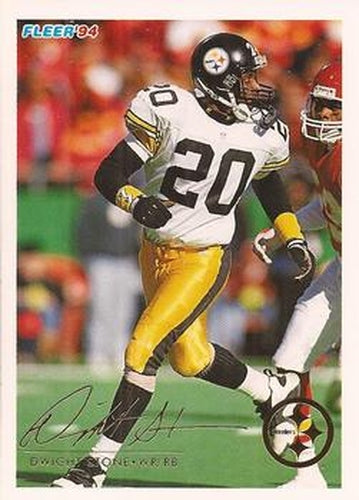 #394 Dwight Stone - Pittsburgh Steelers - 1994 Fleer Football