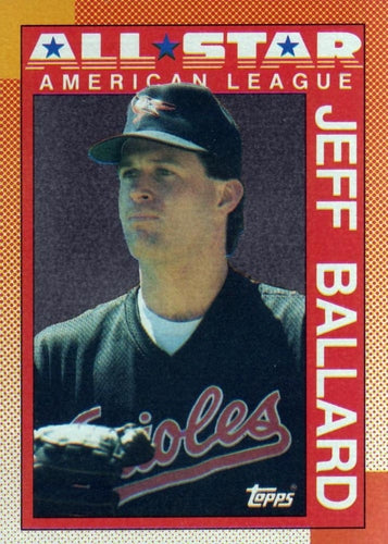 #394 Jeff Ballard - Baltimore Orioles - 1990 Topps Baseball