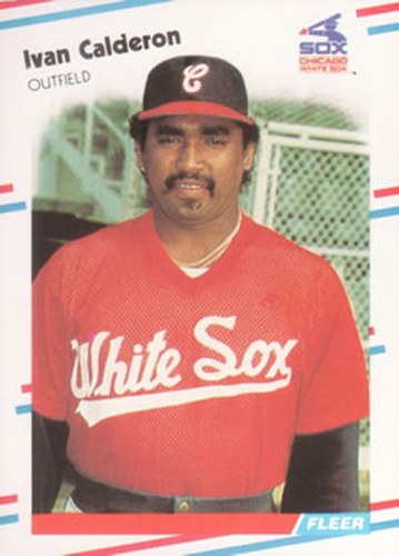 #394 Ivan Calderon - Chicago White Sox - 1988 Fleer Baseball