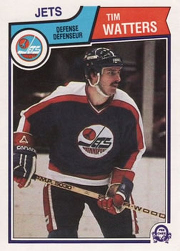 #394 Tim Watters - Winnipeg Jets - 1983-84 O-Pee-Chee Hockey