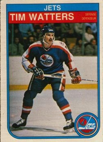 #395 Tim Watters - Winnipeg Jets - 1982-83 O-Pee-Chee Hockey