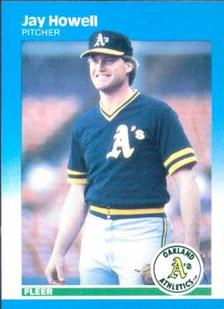 #395 Jay Howell - Oakland Athletics - 1987 Fleer Baseball