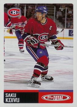 #395 Saku Koivu - Montreal Canadiens - 2002-03 Topps Total Hockey