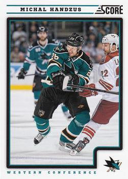 #395 Michal Handzus - San Jose Sharks - 2012-13 Score Hockey