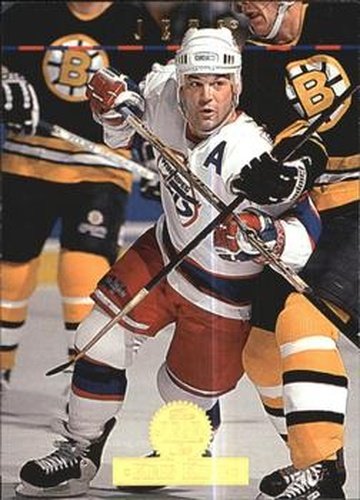 #395 Kris King - Winnipeg Jets - 1994-95 Leaf Hockey
