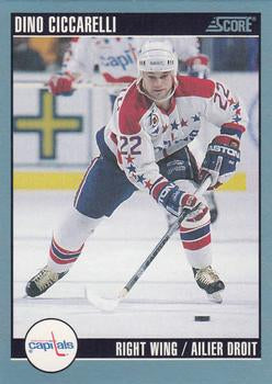 #395 Dino Ciccarelli - Washington Capitals - 1992-93 Score Canadian Hockey