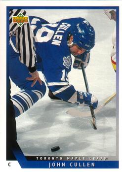 #395 John Cullen - Toronto Maple Leafs - 1993-94 Upper Deck Hockey