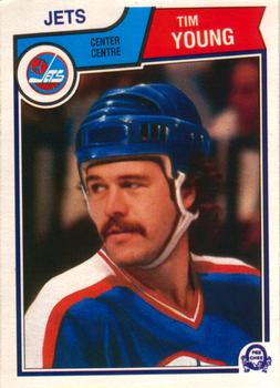 #395 Tim Young - Winnipeg Jets - 1983-84 O-Pee-Chee Hockey