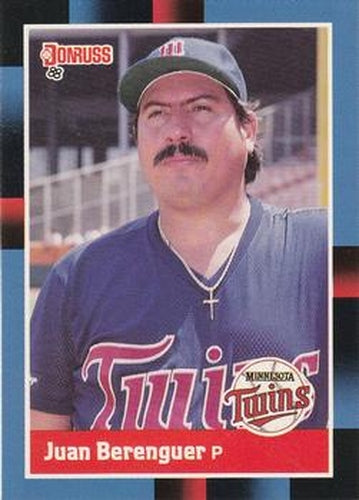 #395 Juan Berenguer - Minnesota Twins - 1988 Donruss Baseball