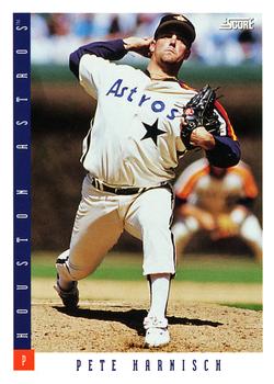 #395 Pete Harnisch - Houston Astros - 1993 Score Baseball