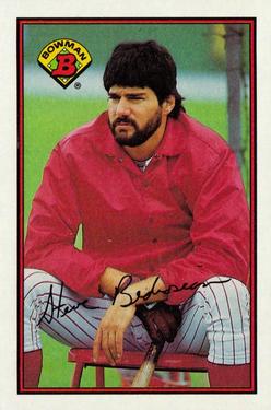 #395 Steve Bedrosian - Philadelphia Phillies - 1989 Bowman Baseball