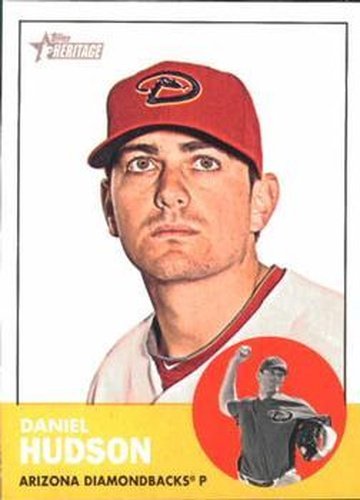 #395 Daniel Hudson - Arizona Diamondbacks - 2012 Topps Heritage Baseball