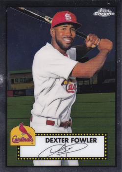 #395 Dexter Fowler - St. Louis Cardinals - 2021 Topps Chrome Platinum Anniversary Baseball