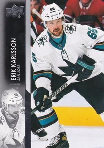#395 Erik Karlsson - San Jose Sharks - 2021-22 Upper Deck Hockey