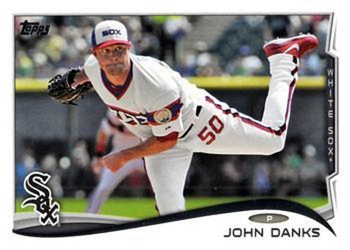 #395 John Danks - Chicago White Sox - 2014 Topps Baseball