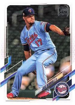 #395 Jose Berrios - Minnesota Twins - 2021 Topps Baseball