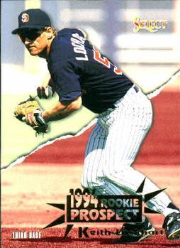 #395 Keith Lockhart - San Diego Padres - 1994 Select Baseball