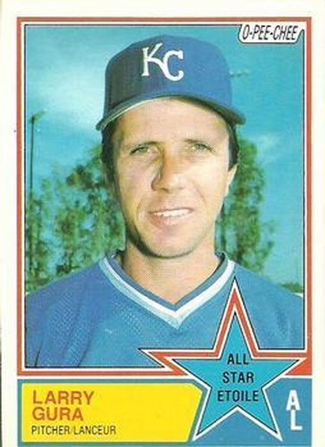 #395 Larry Gura - Kansas City Royals - 1983 O-Pee-Chee Baseball
