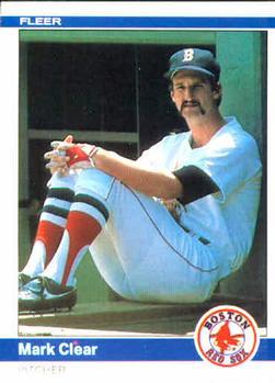 #395 Mark Clear - Boston Red Sox - 1984 Fleer Baseball
