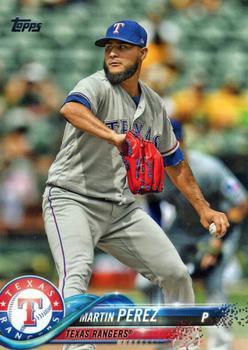 #395 Martin Perez - Texas Rangers - 2018 Topps Baseball