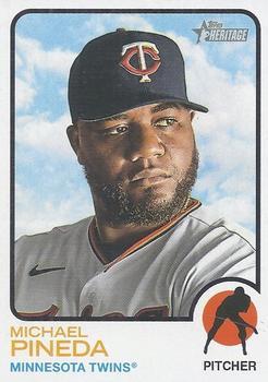#395 Michael Pineda - Minnesota Twins - 2022 Topps Heritage Baseball