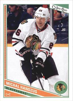 #395 Michal Handzus - Chicago Blackhawks - 2013-14 O-Pee-Chee Hockey