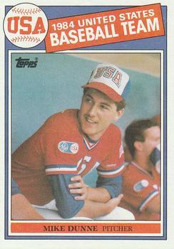 #395 Mike Dunne - USA - 1985 Topps Baseball