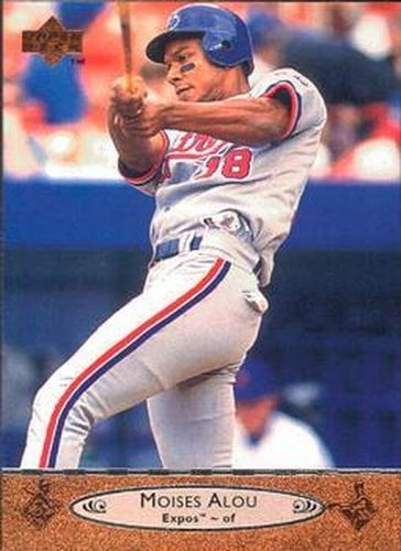 #395 Moises Alou - Montreal Expos - 1996 Upper Deck Baseball