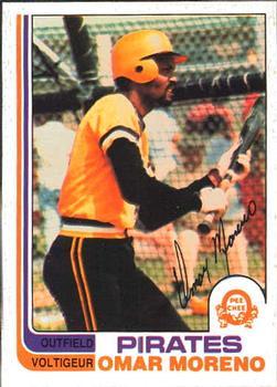 #395 Omar Moreno - Pittsburgh Pirates - 1982 O-Pee-Chee Baseball