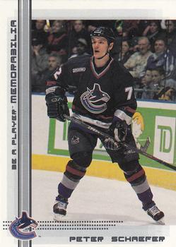 #395 Peter Schaefer - Vancouver Canucks - 2000-01 Be a Player Memorabilia Hockey