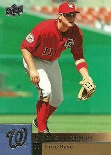 #395 Ryan Zimmerman - Washington Nationals - 2009 Upper Deck Baseball