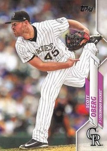 #395 Scott Oberg - Colorado Rockies - 2020 Topps Baseball