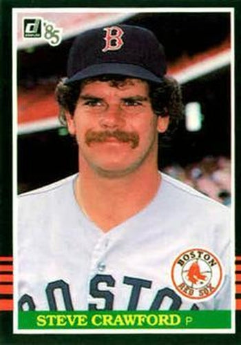 #395 Steve Crawford - Boston Red Sox - 1985 Donruss Baseball