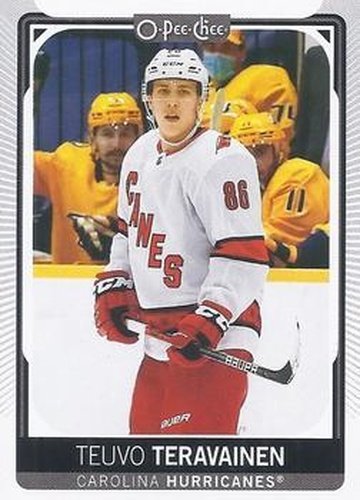 #395 Teuvo Teravainen - Carolina Hurricanes - 2021-22 O-Pee-Chee Hockey