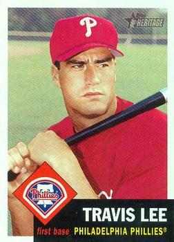 #395 Travis Lee - Philadelphia Phillies - 2002 Topps Heritage Baseball