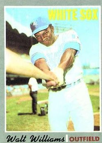 #395 Walt Williams - Chicago White Sox - 1970 Topps Baseball