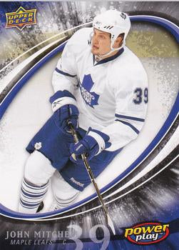 #395 John Mitchell - Toronto Maple Leafs - 2008-09 Upper Deck Power Play Box Set Hockey